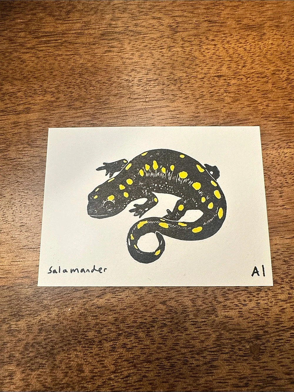 Inciardi - Salamander - Mini Print